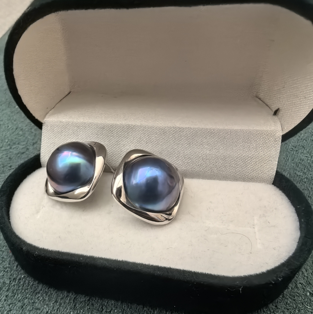 COPY - Mabe pearl ear rings